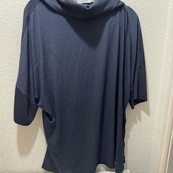 lola & sophie New York crowl neck top Navy size XL - Picture 4 of 10